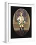 An Italian Pietre Dure Panel Depicting a Gentleman (Pietre Dura)-null-Framed Giclee Print