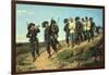 An Italian Rifle Regiment Returning from a Reconnaissance Patrol, 1861-Silvestro Lega-Framed Giclee Print