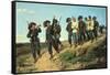 An Italian Rifle Regiment Returning from a Reconnaissance Patrol, 1861-Silvestro Lega-Framed Stretched Canvas