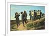 An Italian Rifle Regiment Returning from a Reconnaissance Patrol, 1861-Silvestro Lega-Framed Giclee Print