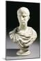 An Italian White and Breche Marble Bust of Julius Caesar, Second Half 19th Century-null-Mounted Giclee Print