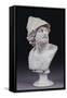 An Italian White Marble Bust of Ajax After the Antique, Second Half 19th Century-null-Framed Stretched Canvas