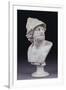 An Italian White Marble Bust of Ajax After the Antique, Second Half 19th Century-null-Framed Giclee Print