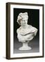 An Italian White Marble Bust of the Apollo Belvedere After the Antique, Second Half 19th Century-null-Framed Giclee Print