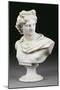 An Italian White Marble Bust of the Apollo Belvedere After the Antique, Second Half 19th Century-null-Mounted Giclee Print