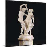 An Italian White Marble Group Entitled la Danza Di Zefiro E Flora, Rome circa 1867-Giovanni Maria Benzoni-Mounted Giclee Print