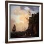 An Italianate Harbour Scene, 1749-Claude Joseph Vernet-Framed Giclee Print