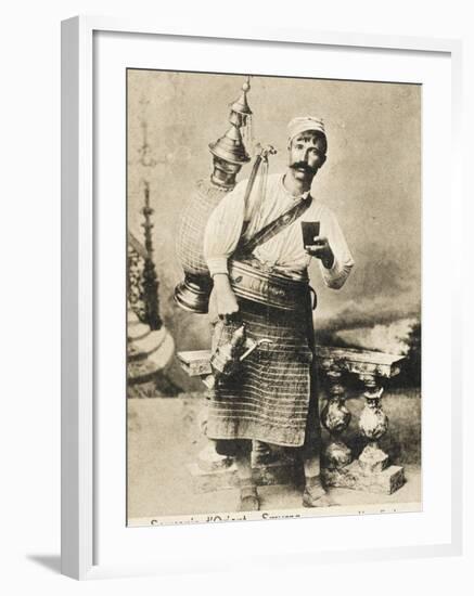 An Itinernat Turkish Lemonade Seller from Smyrna (Izmir), Turkey-null-Framed Photographic Print