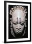 An ivory mask from Benin, Nigeria worn by the Oba of Benin on ceremonial occasions. Artist: Unknown-Unknown-Framed Giclee Print