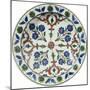 An Iznik Dish-null-Mounted Giclee Print