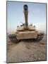 An M-1A1 Main Battle Tank Casts a Daunting Image in the Desert Near Dra Digla, Iraq-Stocktrek Images-Mounted Photographic Print