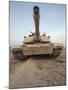 An M-1A1 Main Battle Tank Casts a Daunting Image in the Desert Near Dra Digla, Iraq-Stocktrek Images-Mounted Photographic Print