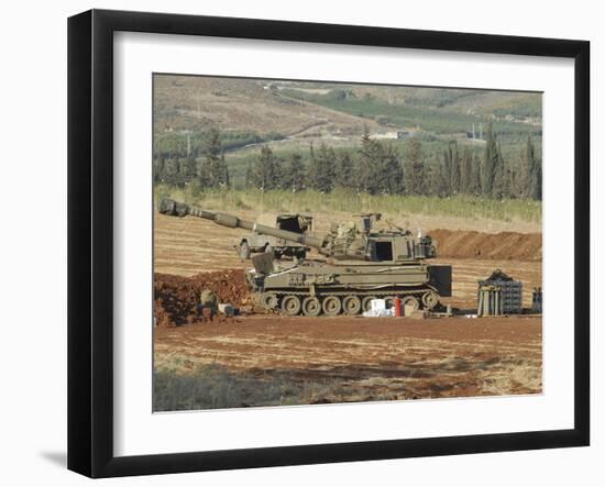 An M109 Self-Propelled Howitzer of the Israel Defense Forces-Stocktrek Images-Framed Photographic Print