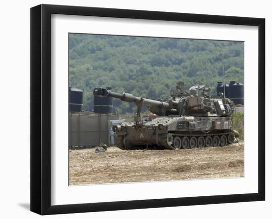 An M109 Self-Propelled Howitzer of the Israel Defense Forces-Stocktrek Images-Framed Photographic Print