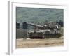 An M109 Self-Propelled Howitzer of the Israel Defense Forces-Stocktrek Images-Framed Photographic Print