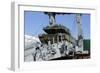 An M1A1 Abrams Tank Drives over an Advanced Light-Weight Ramp-null-Framed Photographic Print