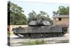 An M1A1 Abrams Tank Takes a Defensive Position on a Simulated Enemy Town-null-Stretched Canvas