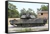 An M1A1 Abrams Tank Takes a Defensive Position on a Simulated Enemy Town-null-Framed Stretched Canvas