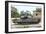 An M1A1 Abrams Tank Takes a Defensive Position on a Simulated Enemy Town-null-Framed Photographic Print