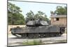 An M1A1 Abrams Tank Takes a Defensive Position on a Simulated Enemy Town-null-Mounted Photographic Print