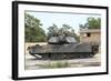 An M1A1 Abrams Tank Takes a Defensive Position on a Simulated Enemy Town-null-Framed Photographic Print