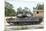 An M1A1 Abrams Tank Takes a Defensive Position on a Simulated Enemy Town-null-Mounted Photographic Print