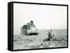 An M3 Grant Tank on the Move During the Battle of Kasserine Pass, Tunisia-null-Framed Stretched Canvas