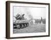 An M4A3E8 76Mm Armed Sherman Tank with Flame Thrower-null-Framed Photographic Print