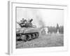 An M4A3E8 76Mm Armed Sherman Tank with Flame Thrower-null-Framed Photographic Print