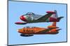 An Mb-326E of the Italian Air Force Flies Alongside a Jet Provost T3A-Stocktrek Images-Mounted Photographic Print