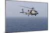 An Mh-60R Sea Hawk Helicopter Flies over the Gulf of Oman-null-Mounted Photographic Print