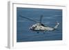 An Mh-60R Sea Hawk Maneuvers over the South China Sea-null-Framed Photographic Print