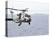 An MH-60R Seahawk Helicopter in Flight over the Pacific Ocean-Stocktrek Images-Stretched Canvas