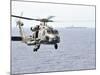 An MH-60R Seahawk Helicopter in Flight over the Pacific Ocean-Stocktrek Images-Mounted Photographic Print