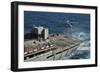 An Mh-60S Sea Hawk Conducts a Vertical Replenishment with USNS Rainier-null-Framed Photographic Print