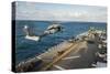 An Mh-60S Sea Hawk Helicopter Delivers Supplies to USS Bonhomme Richard-null-Stretched Canvas