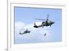 An Mh-60S Sea Hawk Helicopter Follows Behind an Mh-60R Sea Hawk-null-Framed Photographic Print