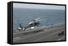 An Mh-60S Sea Hawk Lands on the Flight Deck of USS Nimitz-null-Framed Stretched Canvas