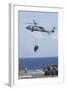 An Mh-60S Sea Hawk Picks Up Cargo from USNS Medgar Evers-null-Framed Photographic Print