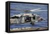 An Mh-60S Sea Hawk Prepares to Land on the Flight Deck of USS Nimitz-null-Framed Stretched Canvas