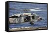 An Mh-60S Sea Hawk Prepares to Land on the Flight Deck of USS Nimitz-null-Framed Stretched Canvas