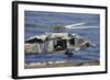 An Mh-60S Sea Hawk Prepares to Land on the Flight Deck of USS Nimitz-null-Framed Photographic Print