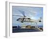 An MH-60s Seahawk Helicopter Prepares to Deliver Ammunition-Stocktrek Images-Framed Photographic Print