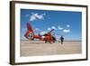 An Mh-65C Dolphin Helicopter of the U.S. Coast Guard-null-Framed Photographic Print