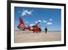 An Mh-65C Dolphin Helicopter of the U.S. Coast Guard-null-Framed Photographic Print