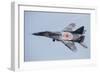 An Mig-29 Fulcrum of the Polish Air Force in Flight-null-Framed Photographic Print