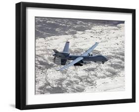 An MQ-9 Reaper Flies a Training Mission Over Southern New Mexico-Stocktrek Images-Framed Photographic Print