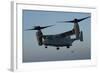 An MV-22 Osprey Prepares to Land on the Flight Deck of USS Anchorage-null-Framed Photographic Print