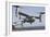 An MV-22 Osprey Takes Off from the Amphibious Assault Ship USS Kearsarge-null-Framed Photographic Print