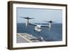 An MV-22B Osprey Lands Aboard the Amphibious Assault Ship USS Wasp-null-Framed Photographic Print